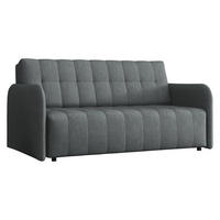 SCHLAFSOFA Viva Grand IV - Dunkelgrau/Schwarz, Holz/Kunststoff (165/85/95cm) - MIRJAN24