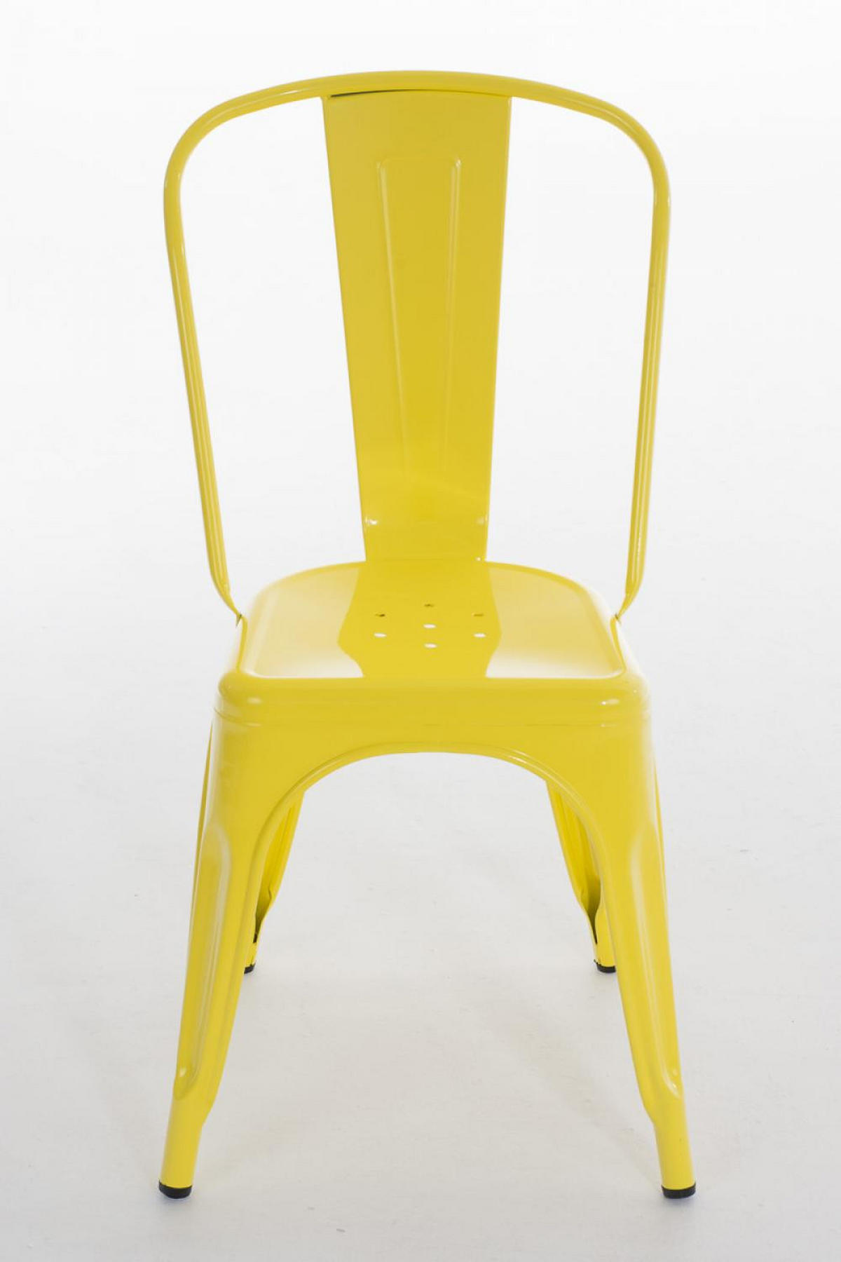 BESUCHERSTUHL Metall Gelb - Gelb, Metall (44/89/48cm) - CLP