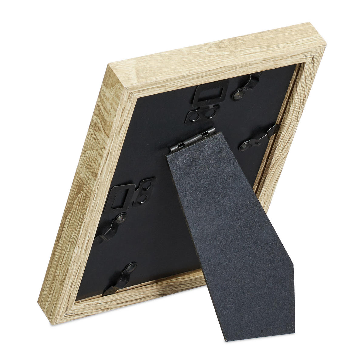 10XBILDERRAHMEN - Braun, Glas/Holzwerkstoff (12.5/17/2cm) - Relaxdays