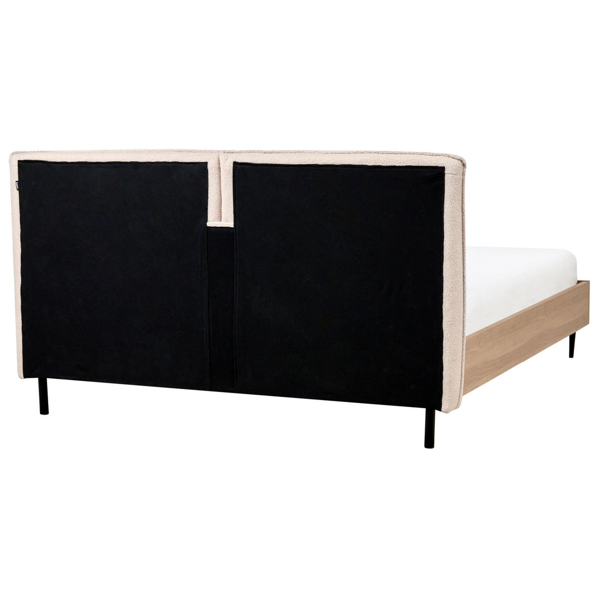 BETT mit Lattenrost 140x200 cm Beige Limanton - Beige, Textil (140/200cm) - Beliani