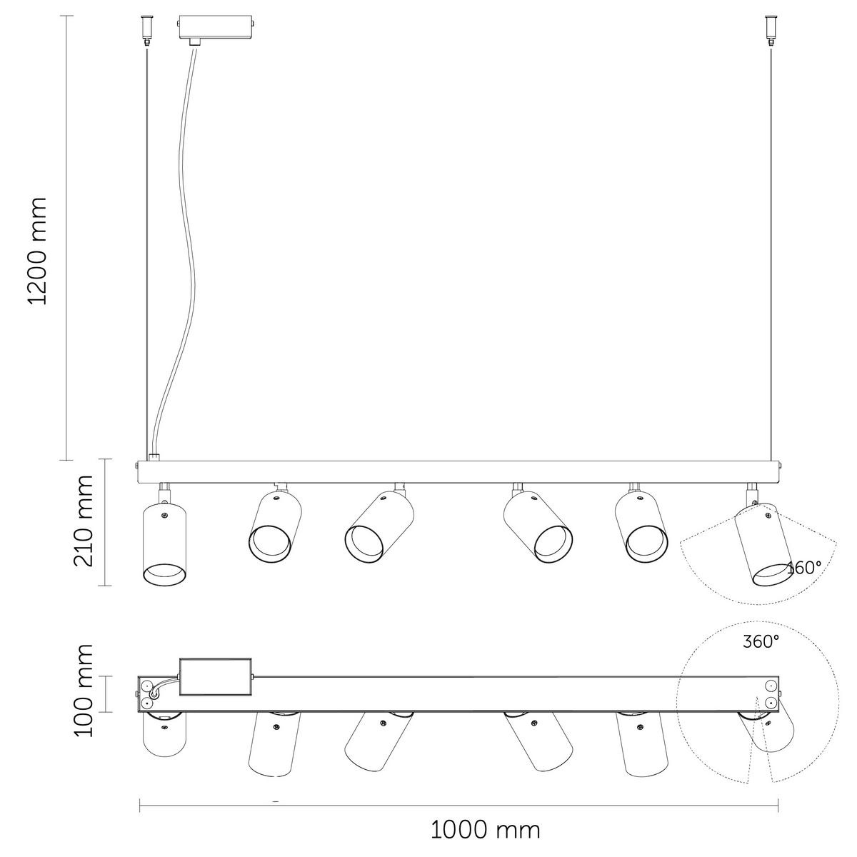 STRAHLER - Dunkelbraun, Metall (10/90/21cm) - Lumicom