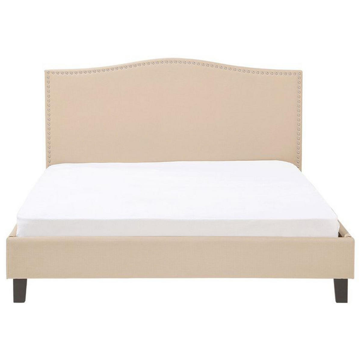 POLSTERBETT 180/200 cm Beige Montpellier - Beige, Textil (180/200cm) - Beliani