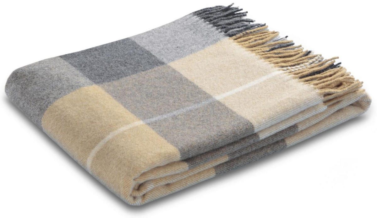 TAGESDECKE Plaid Quito Beige 130 x 170cm - Beige, Textil (130/170cm) - Biederlack