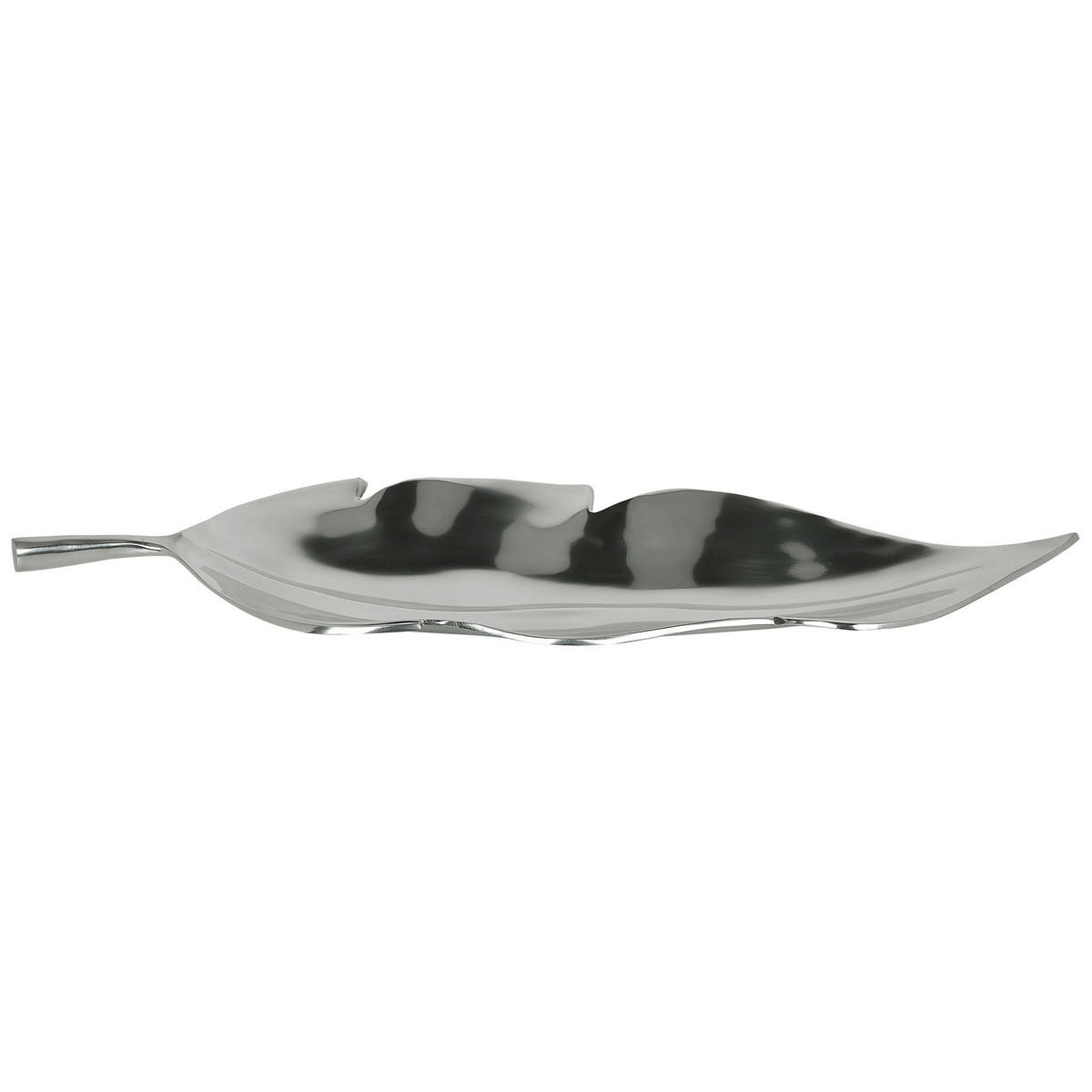 DEKOSCHALE Aluminium silber Amrus - Silberfarben, Metall (4cm) - Beliani