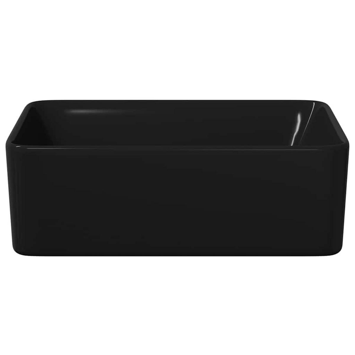WASCHBECKEN Lancaster 40/30/13 cm - Schwarz, Keramik (40/13/30cm) - Nettlife