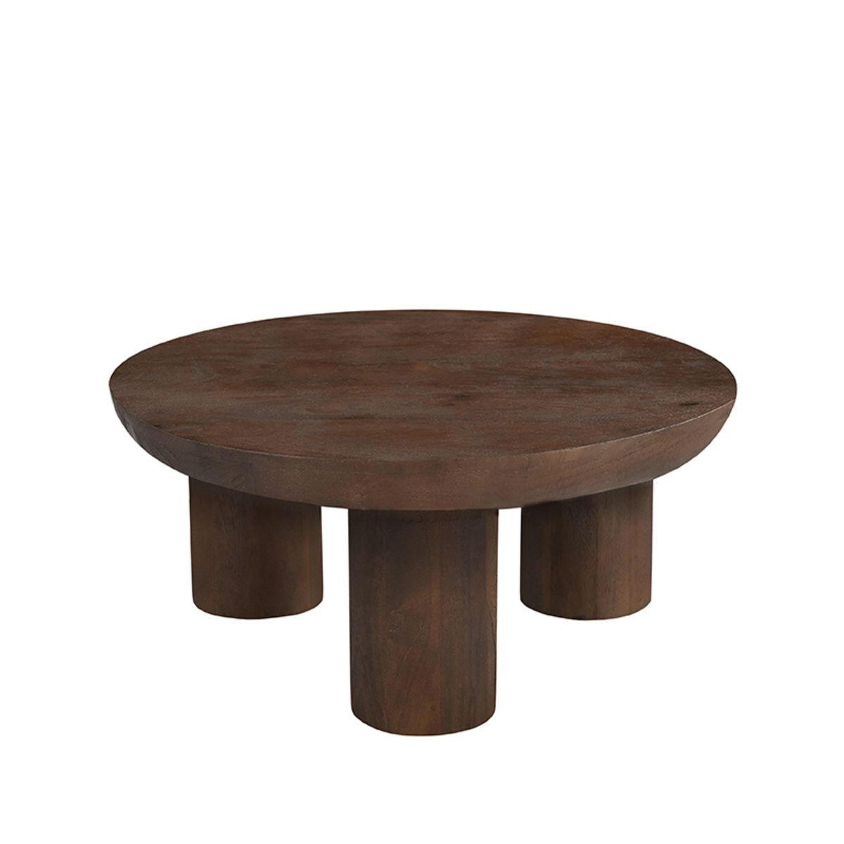 COUCHTISCH Olly - Braun - 90/90/37 cm - - Braun, Holz (90/90/37cm) - LABEL51