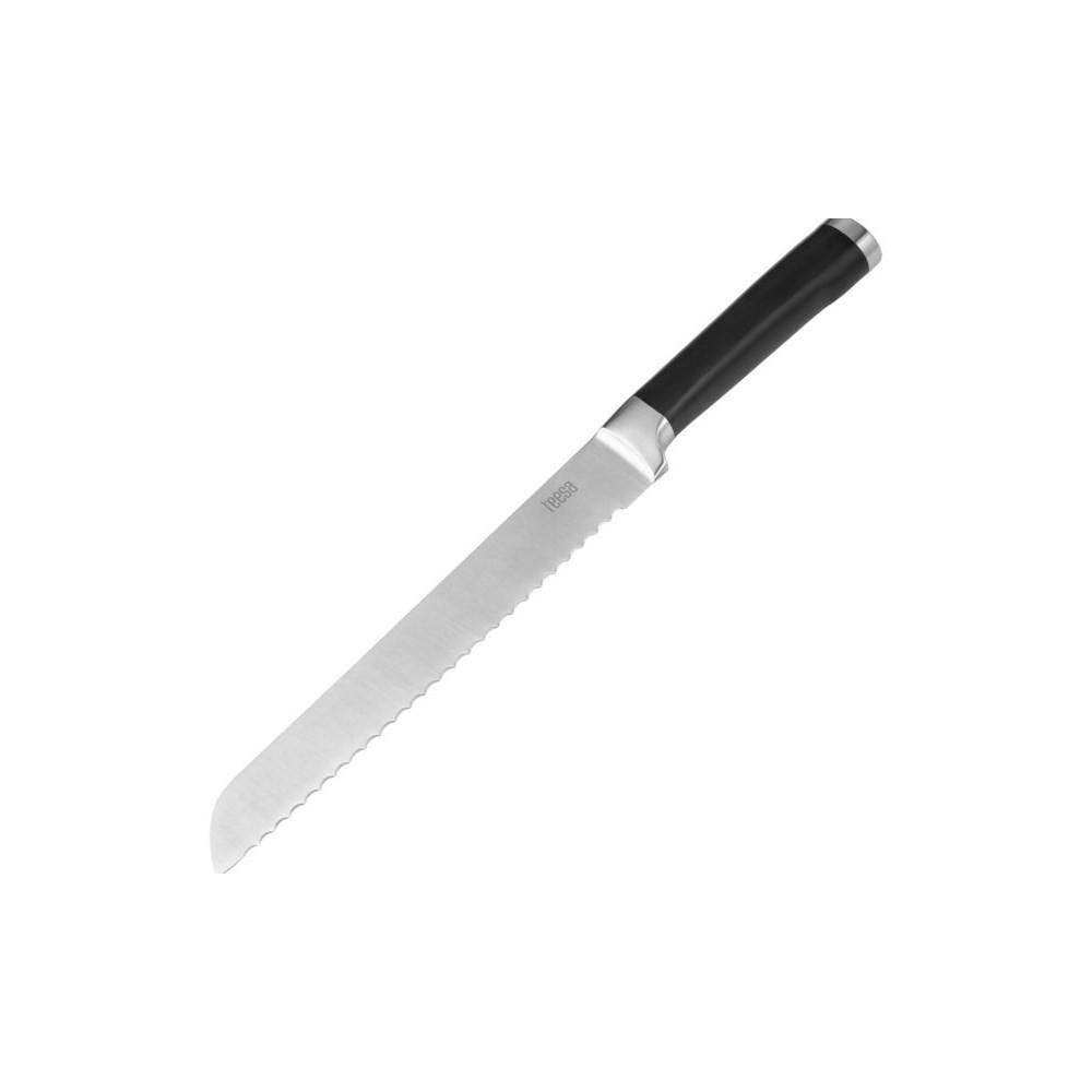 BROTMESSER Silber 31/3/31 cm TSA0192 - Silberfarben, Metall (31cm) - TEESA 