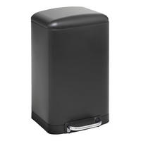MÜLLEIMER Ariane, Stahl / Kunststoff, Schwarz, 20 L - Schwarz, Metall (29.5/53.3/30cm) - 5five Simply Smart