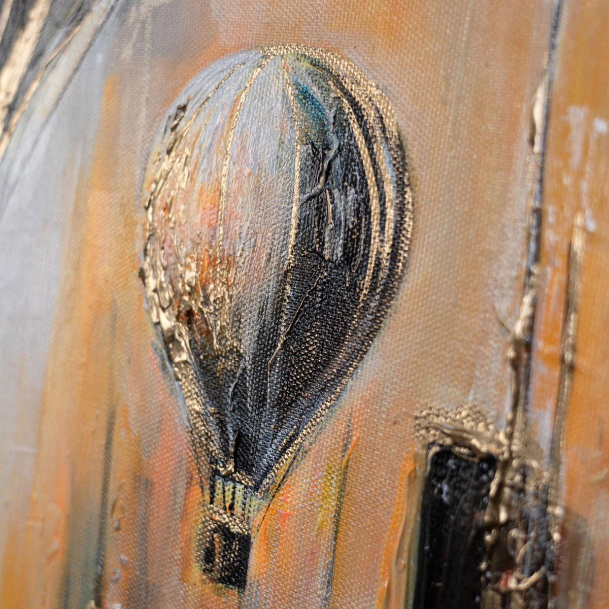 GEMÄLDE Sonniger Horizont auf Keilrahmen 115x50 cm - Multicolor, Holz (115/50cm) - YS-art gallery