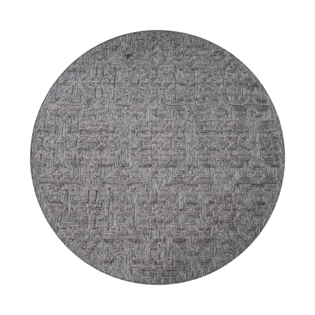 OUTDOORTEPPICH 160/160 cm Stilo 865 - Anthrazit, Textil (160/160cm) - Paco Home