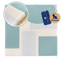 KRABBELDECKE Musselin Mint - Mintgrün, Textil (100/100cm) - nordic coast company
