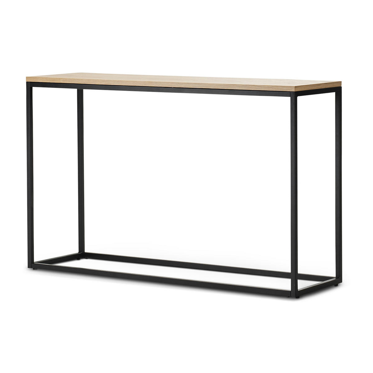 KONSOLENTISCH Kittilä - Eichefarben, Metall (30/100/80cm) - [en.casa]