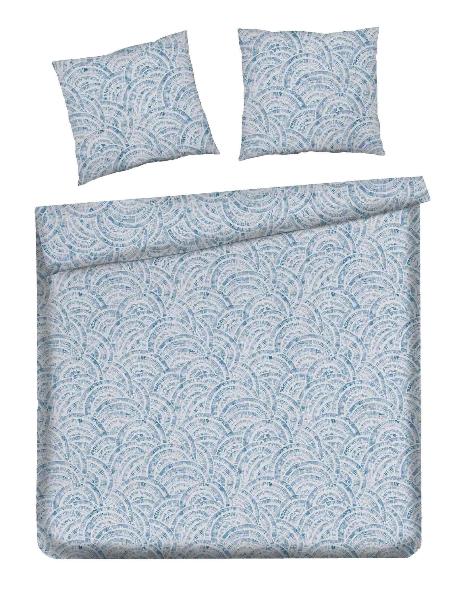 BETTWÄSCHE Algea - Hellgrau, Textil (200/220cm) - home&you