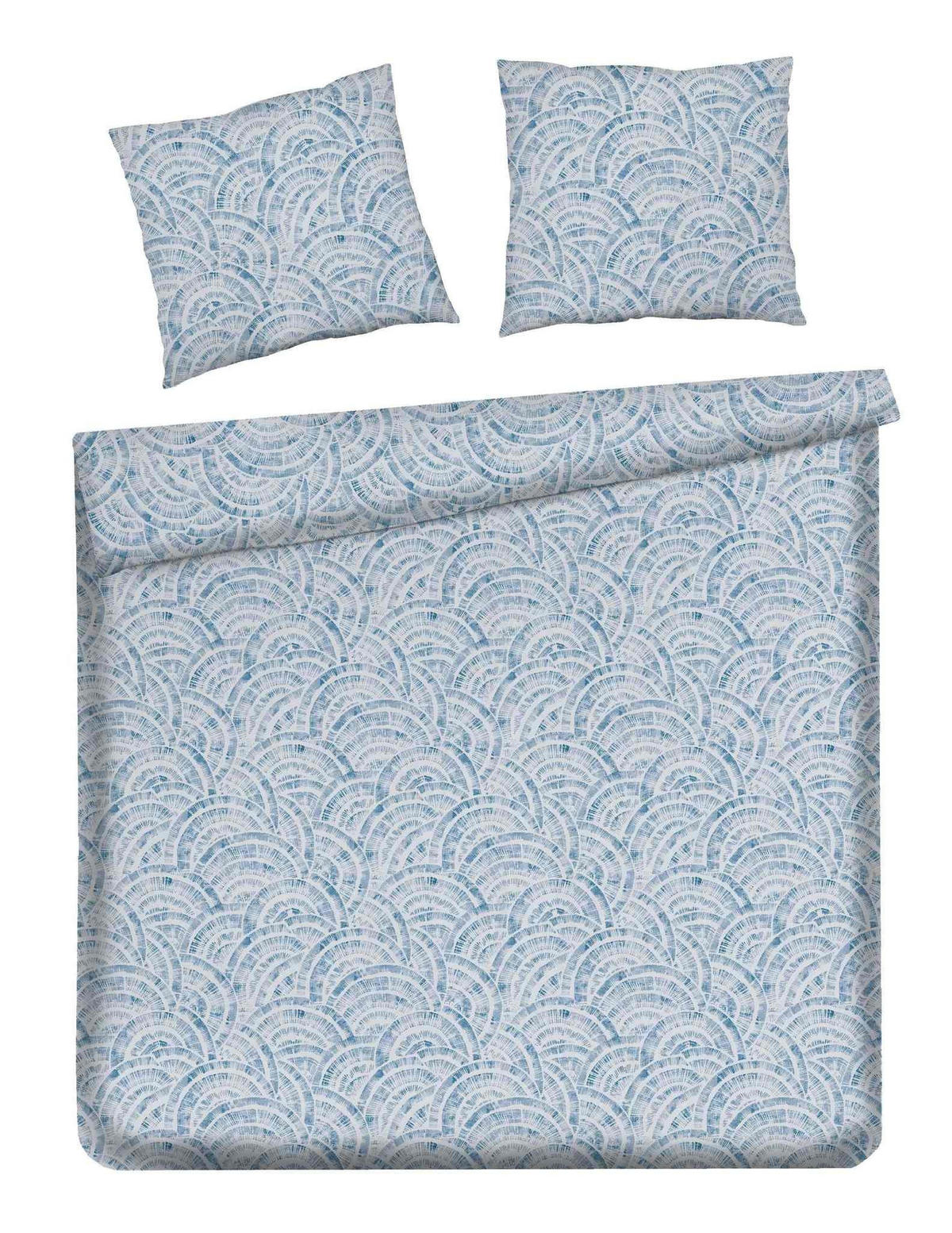 BETTWÄSCHE Algea - Hellgrau, Textil (200/220cm) - home&you