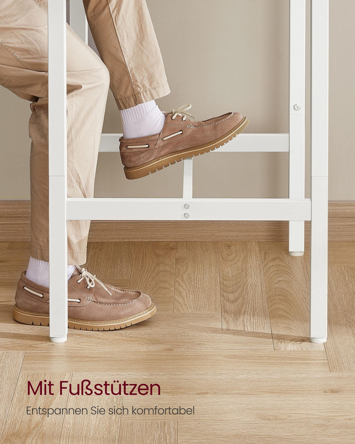 BARTISCH ABIDJAN - Beige, Metall (60/60/92cm) - Hansiro
