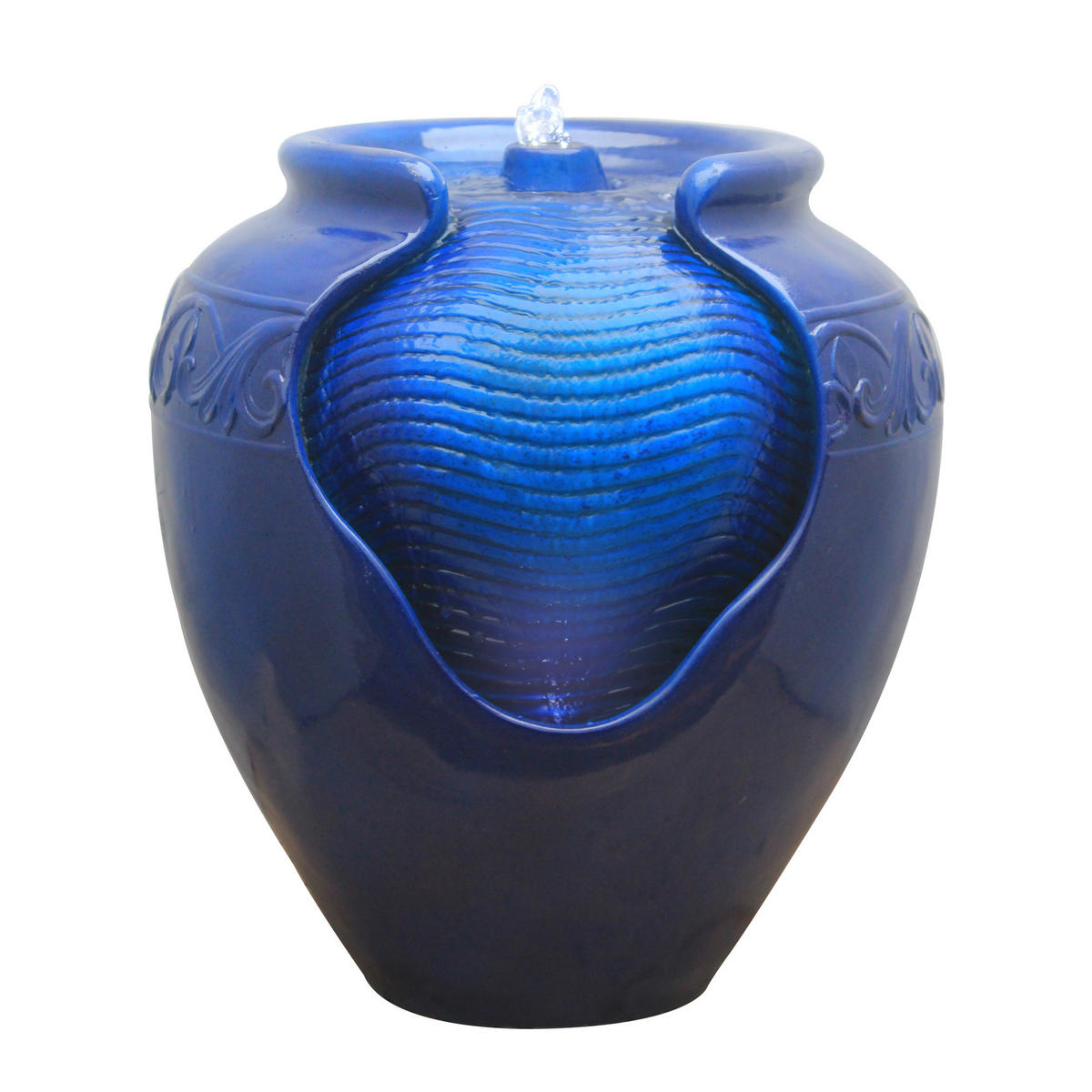 GARTENBRUNNEN Blau - Blau, Kunststoff (43/39/43cm) - Teamson Home