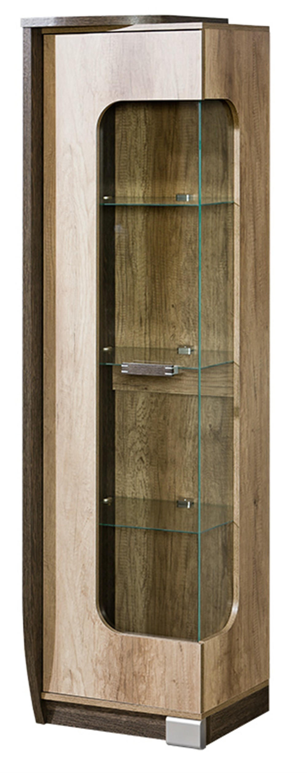 MASSENO VITRÍNA PALMERO 50/192,5/46 cm Hnědá