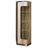 VITRINE PALMERO 192,5/50 cm in Braun - Braun, Holzwerkstoff (50/192.5/46cm) - MASSENO