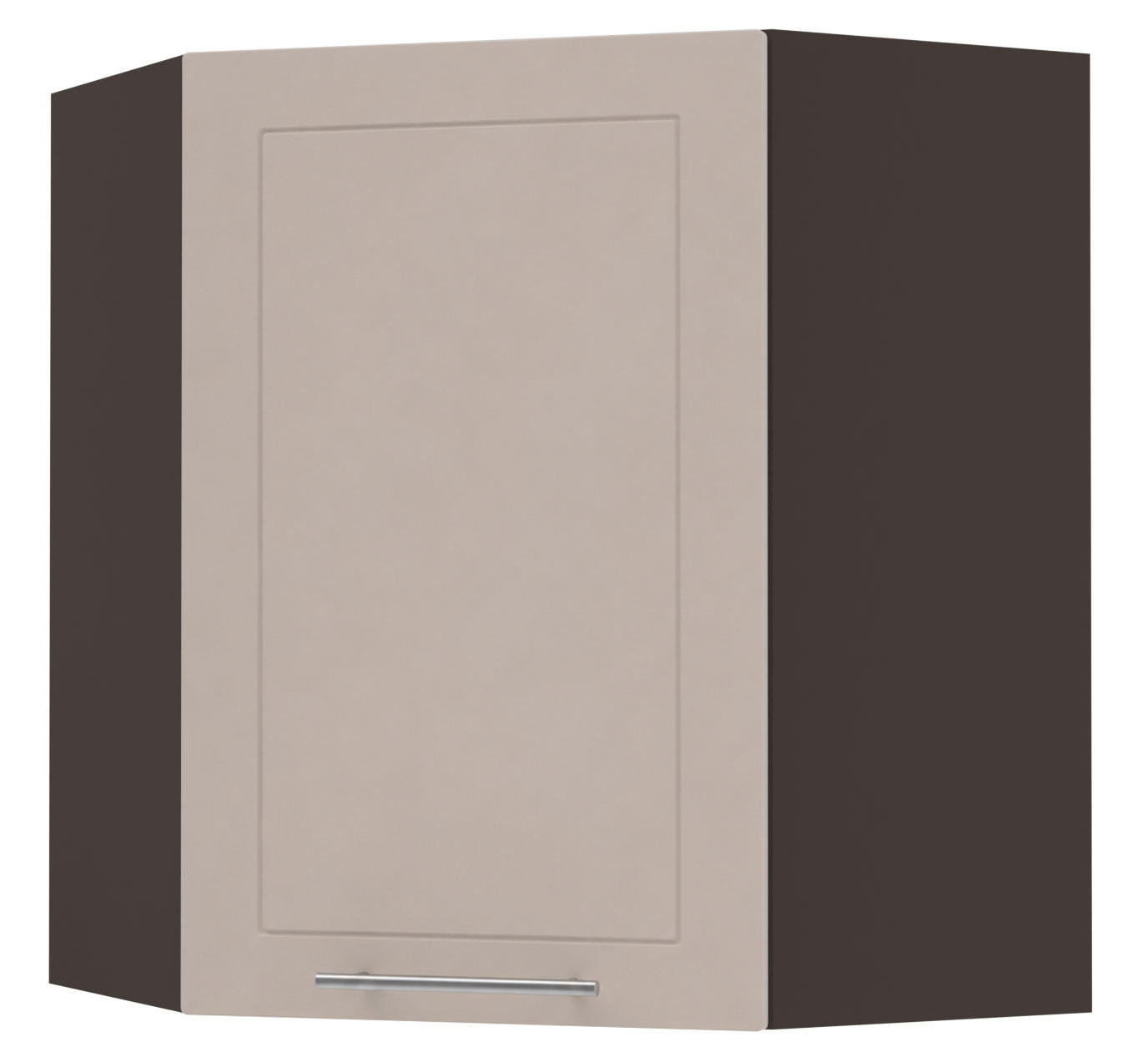 Feldmann-Wohnen Küchenhängeschrank Kaschmir, Dunkelgrau 60x72x60 cm