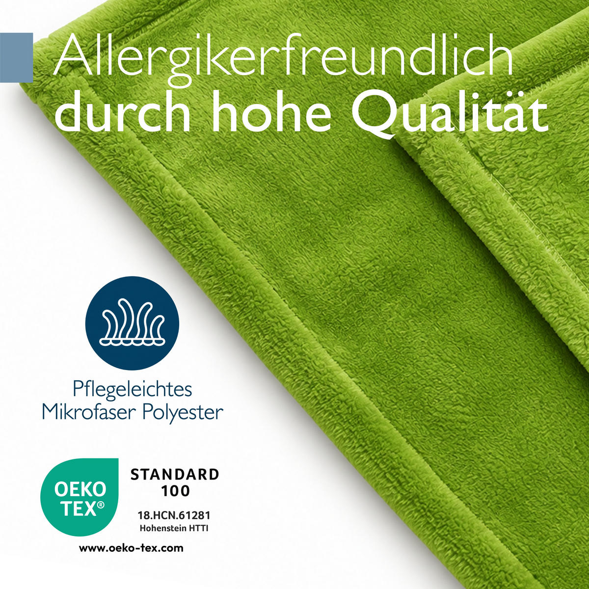 DECKE Aurelia 220/240 cm Grün - Grün, Textil (240/220cm) - Beautissu 
