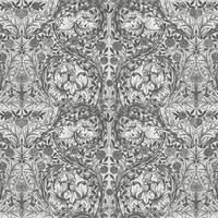 FOTOTAPETE Ringelblume Grau - Grau, Papier/Kunststoff (250/400cm) - Graham & Brown