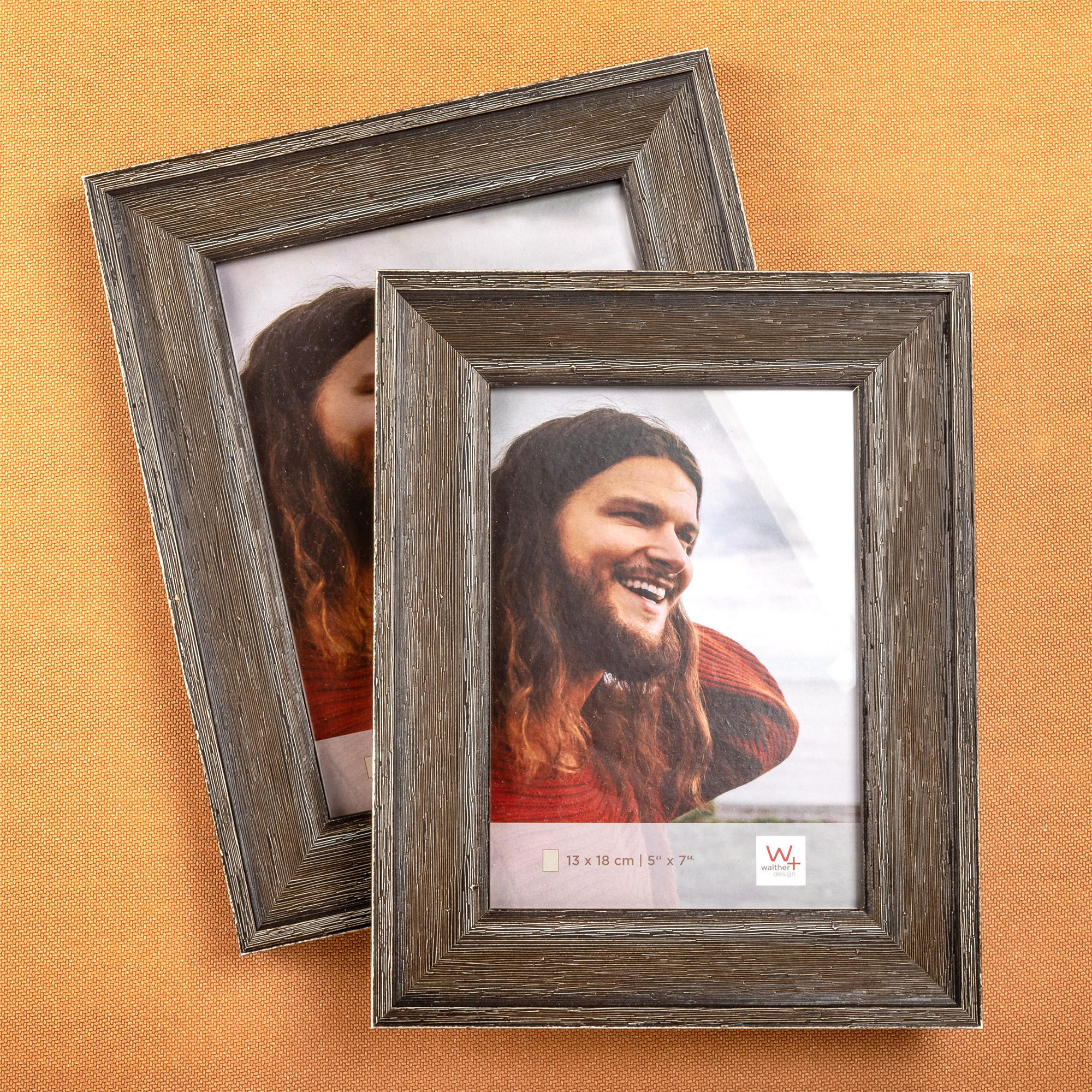 Thumbnail - walther design Bilderrahmen, Dunkelbraun, Kunststoff, 21.6x26.6x2.4 cm, Bilder und Zubehör, Bilderrahmen, Bilderrahmen K...