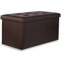 SITZBOX Ravello XXL mit Knöpfen Braun Ökoleder - Braun, Textil (80/40/40cm) - Komodee