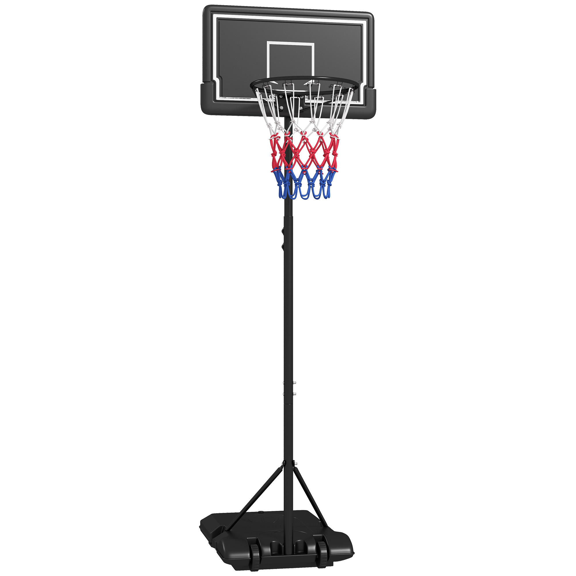 BASKETBALLKORB - Schwarz, Metall (55/74cm) - SPORTNOW