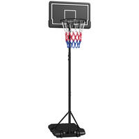 BASKETBALLKORB - Schwarz, Metall (55/74cm) - SPORTNOW