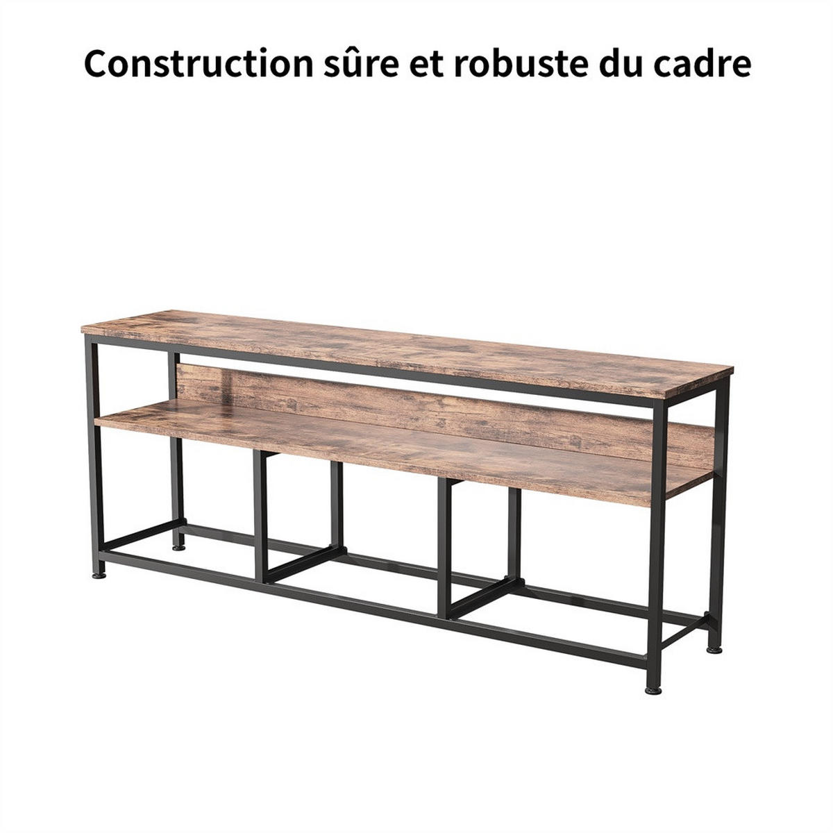 TV-LOWBOARD 137x29.8x57 cm - TV-Schrank mit LED-Beleuchtung und bunten Stoffschubladen - Mehrfarbig - Multicolor, Holzwerkstoff (29.8/57/137cm) - DELFA