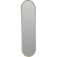 WANDSPIEGEL aus Aluminium in Hellbraun 2,5/30/100 cm - Braun, Metall (30/100/2.5cm) - Home Styling Collection