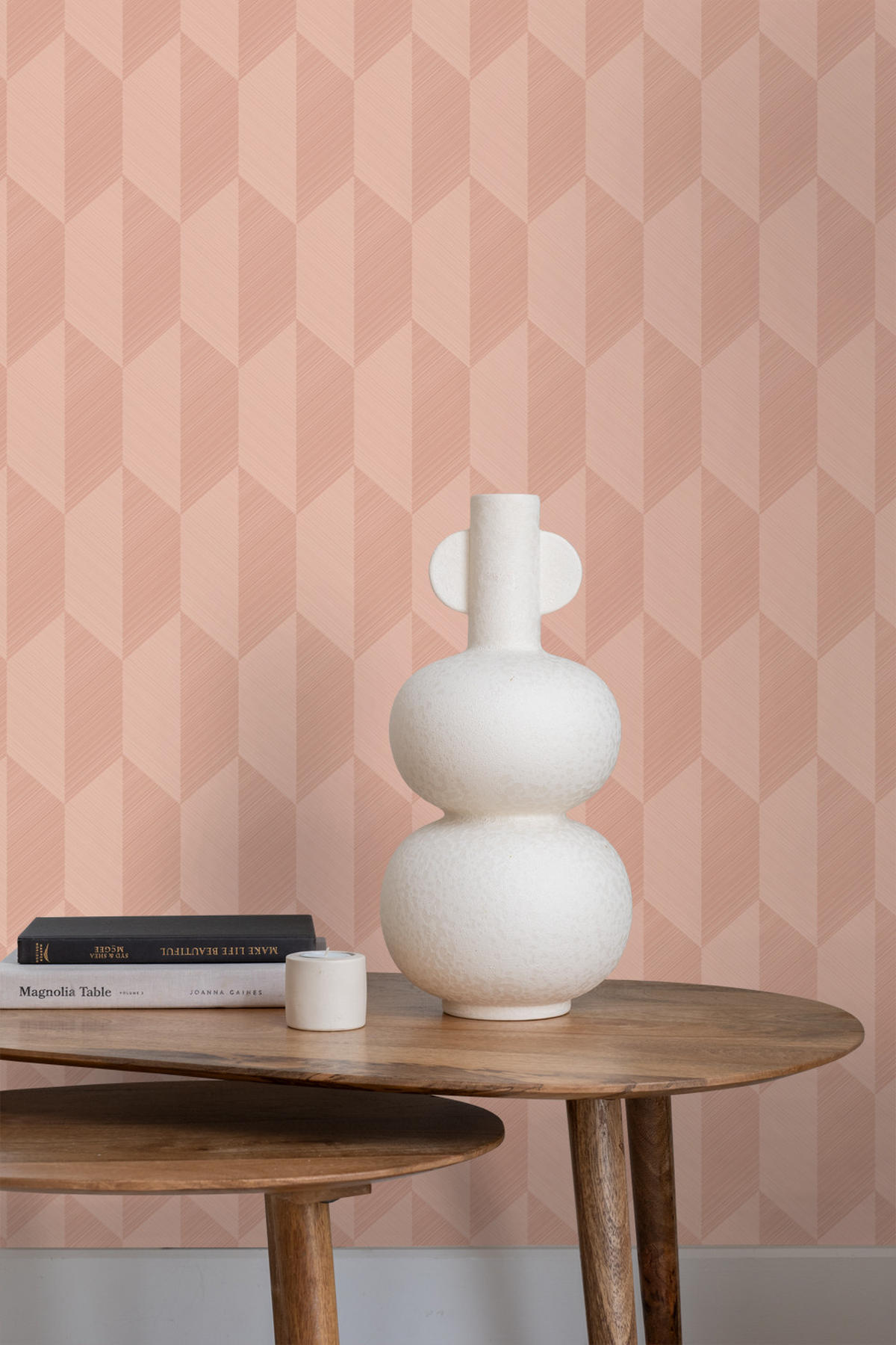 TAPETE 3D Muster 50 x 900 cm - Terracotta, Papier (50/900cm) - Origin Wallcoverings