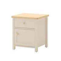 NACHTTISCH STORY 7 - Eichefarben/Beige, Holzwerkstoff (45/51/42cm) - Meblini