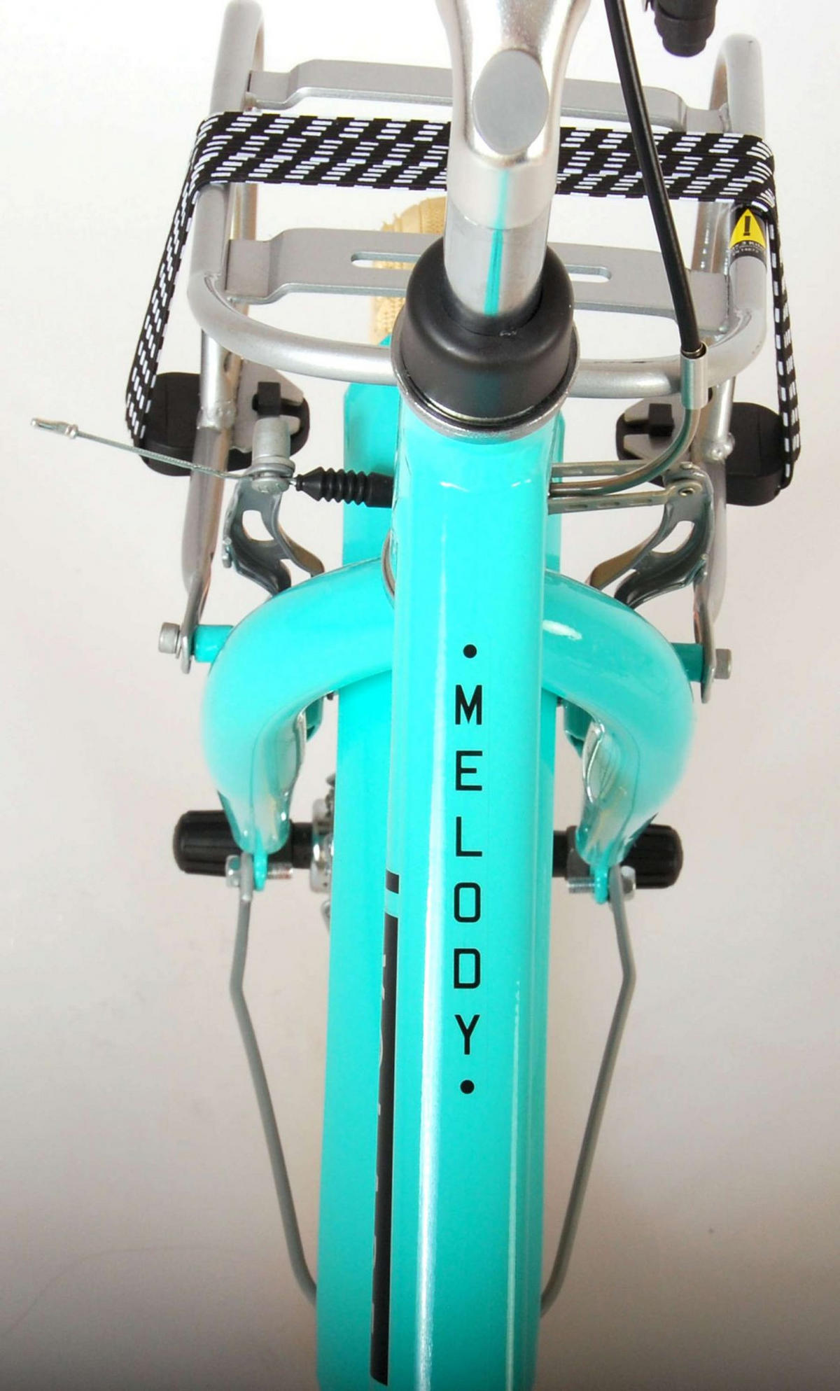 KINDERFAHRRAD Melody - Mädchen - 16 Zoll - Rücktritt + Handbremse - Türkis - Blau, Metall (46cm) - TPFSports