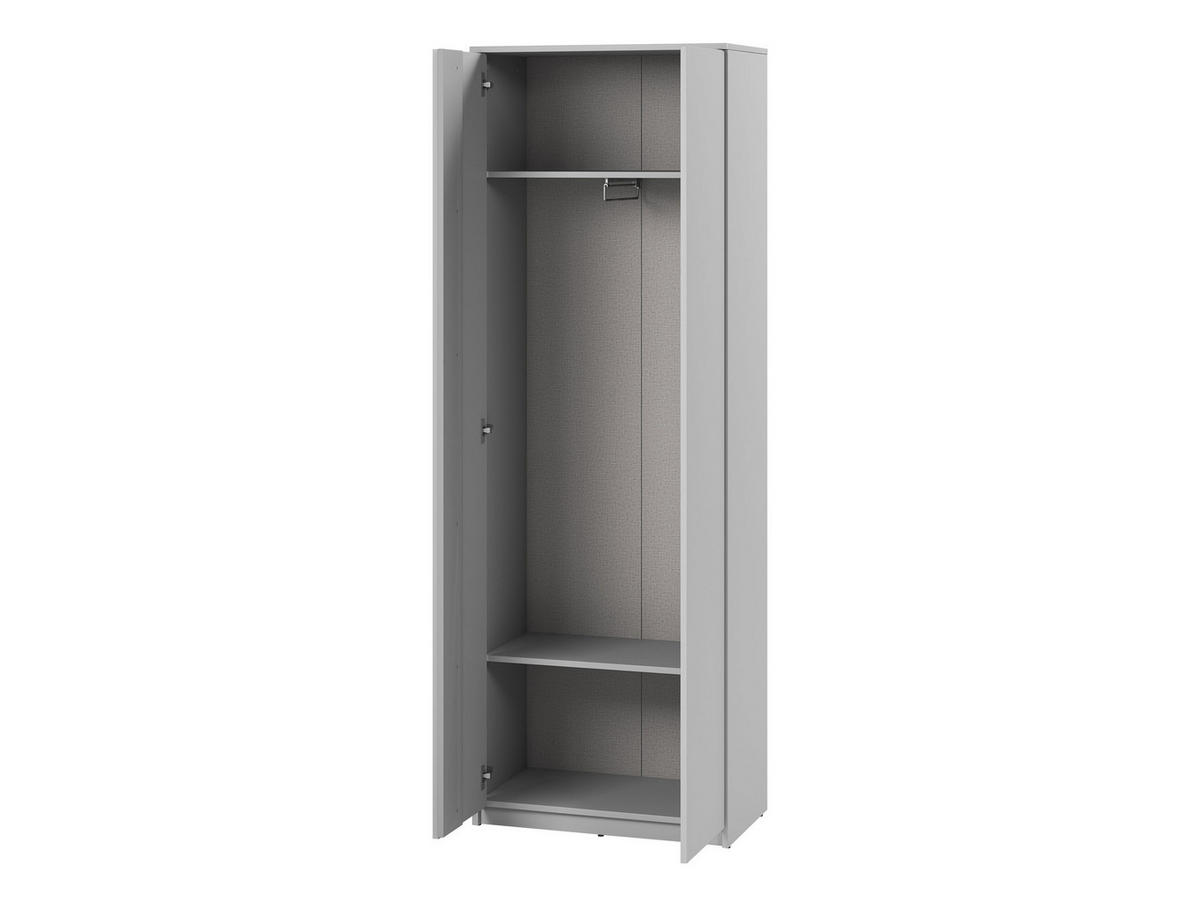 KLEIDERSCHRANK Simply SM01 - Grau, Holzwerkstoff (69/200/40cm) - MIRJAN24