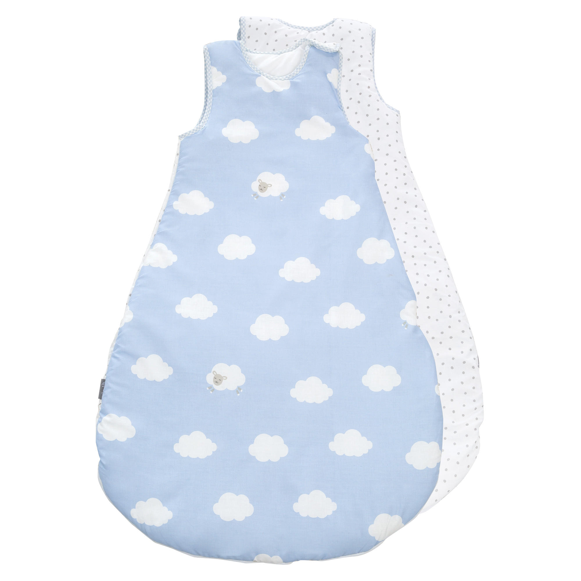 SCHLAFSACK - Kleine Wolke blau - Länge 90cm - Blau, Textil (54/90cm) - Roba