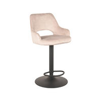 BARHOCKER Fer - Beige - 52/50/110 cm - - Creme, Textil (45/92/47cm) - LABEL51