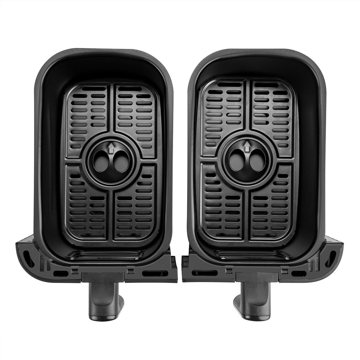 Thumbnail - Juskys Heissluftfritteuse, Schwarz, Kunststoff, 41x39x30 cm, Küchengeräte, Heißluftfritteusen