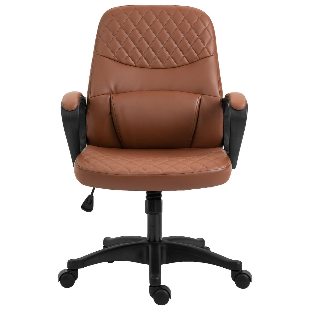 SCHAUKELSTUHL, 2 Massagepunkte, USB, Kunstleder, braun, 59x63x92-101cm - Multicolor, Holzwerkstoff (59/101/63cm) - FORIOUS