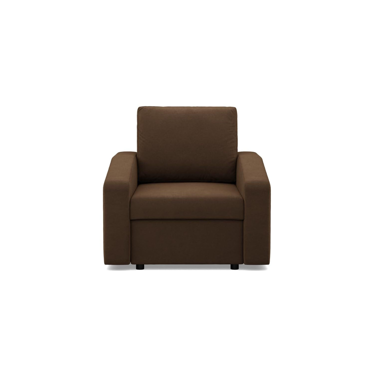 LOUNGESESSEL NEO, Dunkelbraun - Braun, Textil (83/85/92cm) - Mebligo