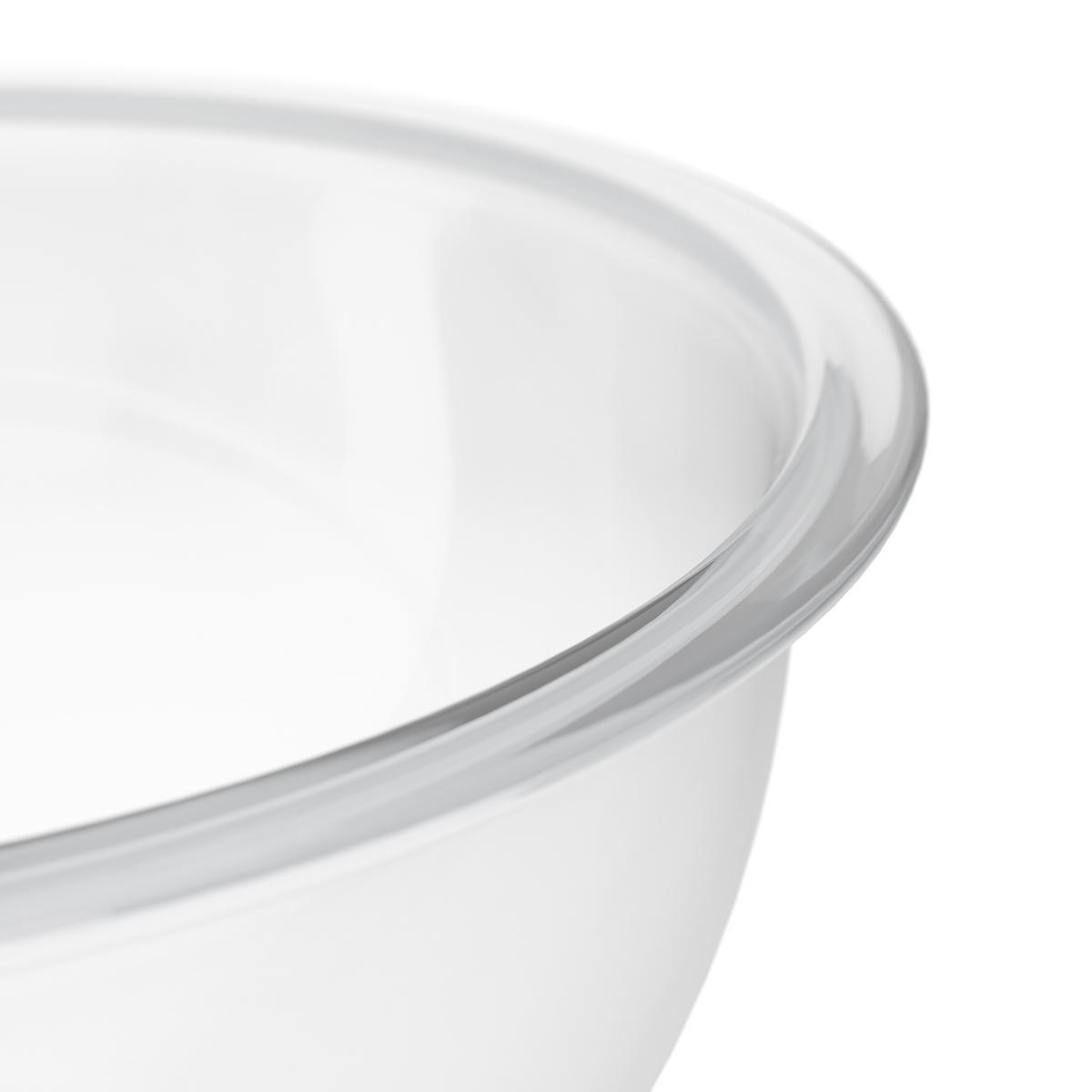 2XSALATSCHÜSSEL - Transparent, Glas (23.5cm) - Relaxdays