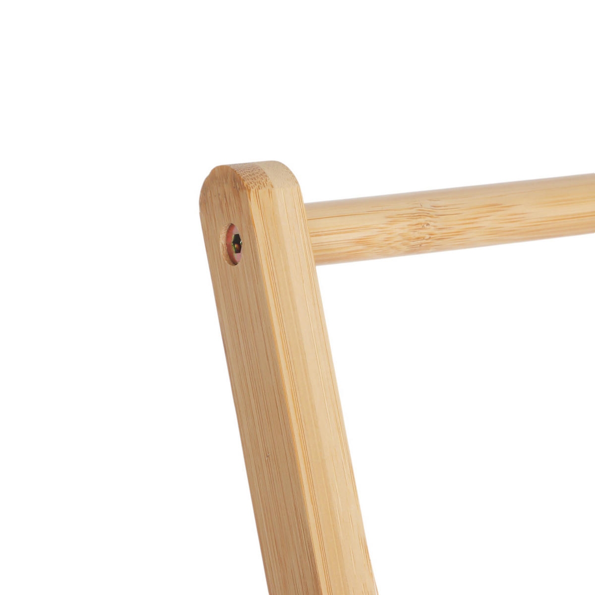 HANDTUCHSTÄNDER - Hellbraun, Holz (55/112/44.5cm) - Relaxdays