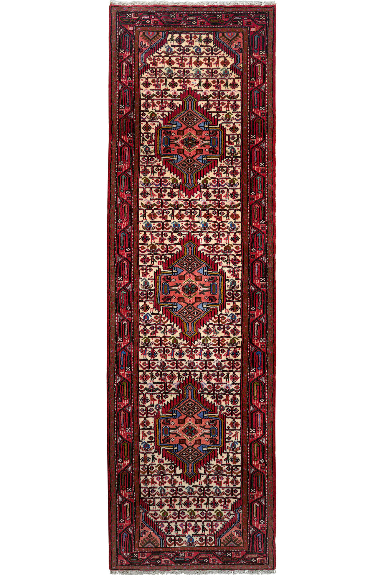 TEPPICH Assadabad Mehrfarbig 289/85 cm Schurwolle - Multicolor, Textil (85/289cm) - Looma