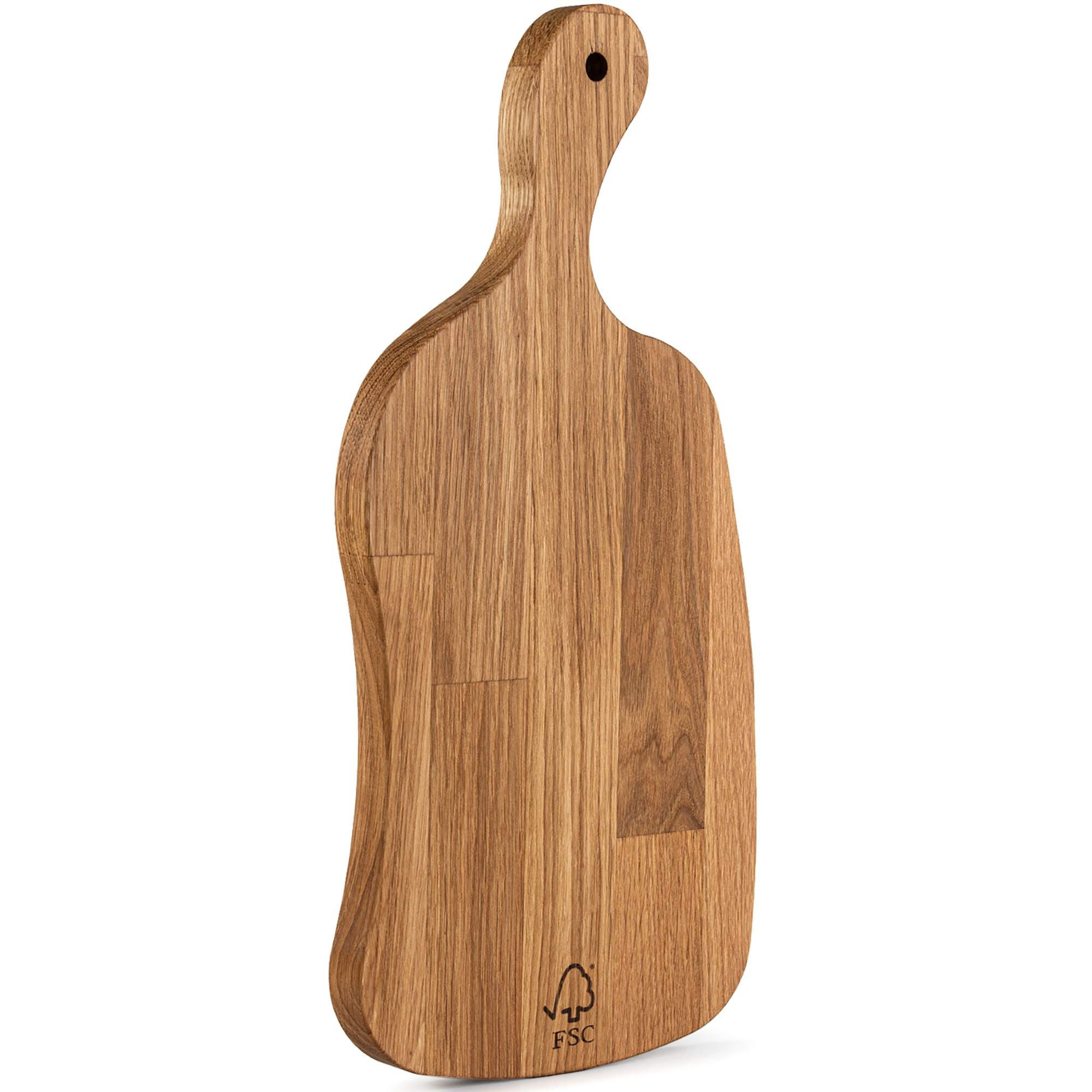 SCHNEIDEBRETT Holz Eiche geölt LIVO - Eichefarben, Holz (18/38cm) - KONSIMO®