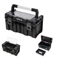 SYSTEMKOFFER, Werkzeugkoffer 45x26x24 cm - Schwarz, Kunststoff (26/24/45cm) - TRIZERATOP