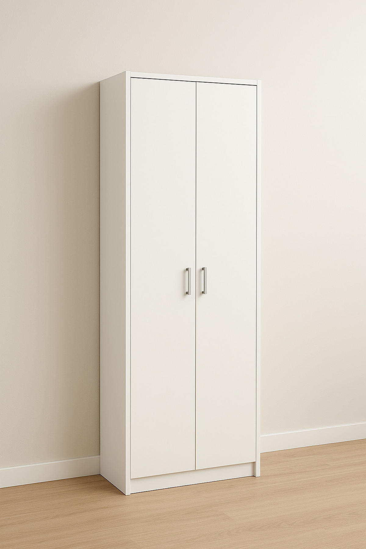 MEHRZWECKSCHRANK R002 weiss - Weiß, Holzwerkstoff (74/180/35cm) - roe furniture