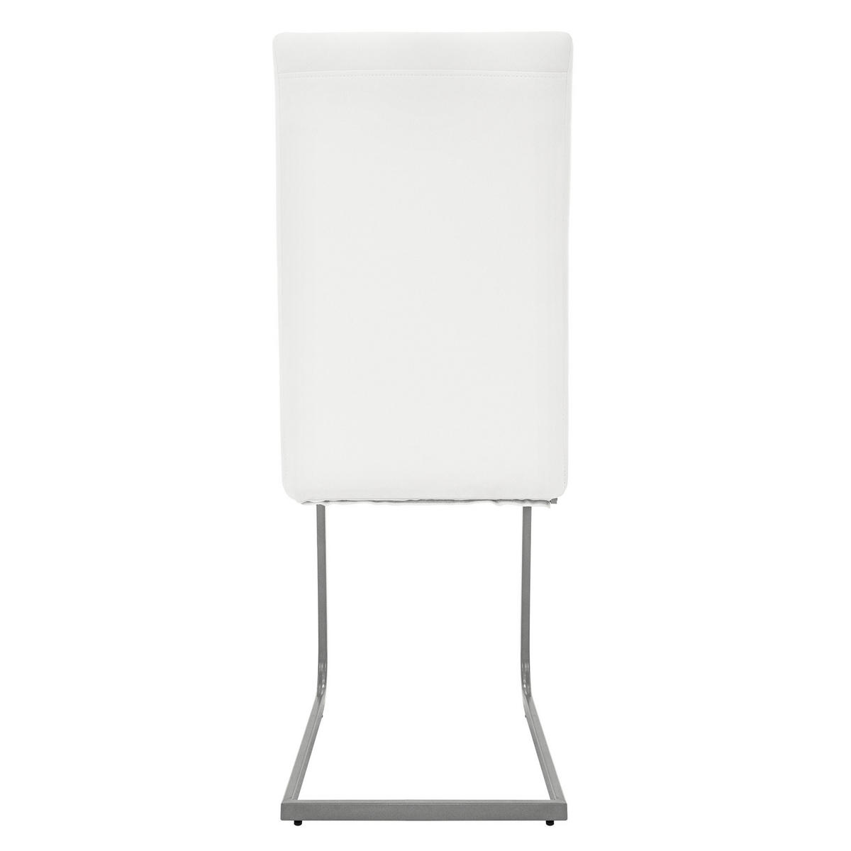 ESSZIMMERSTUHL weiß 4er Set - Weiß, Metall (40/102/57cm) - ML-DESIGN