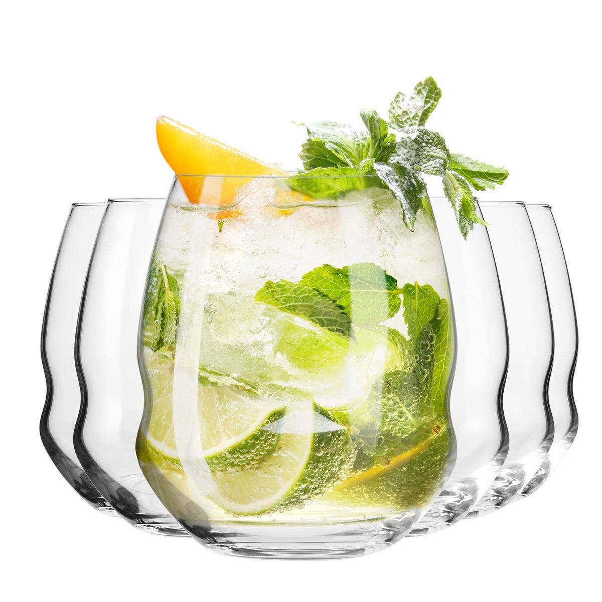 TRINKGLÄSER INEL, 6ER-SET, 330 ML - Transparent, Glas (0.33L) - Krosno Glass