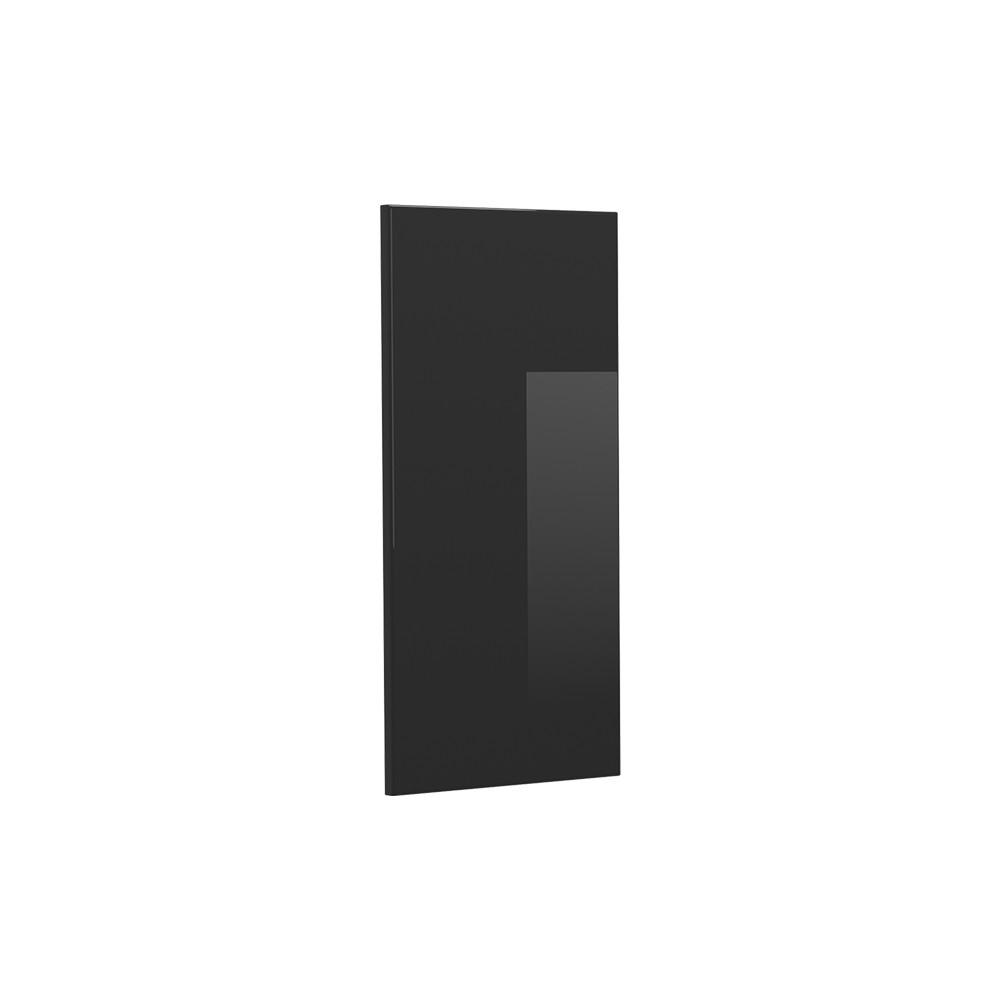 KÖKSFRONT R-Line Svart högblank 29.6x59 cm möbelfront för väggskåp Svart högglans 59/29.6/1.8 cm
