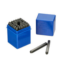 36-TLG.SCHLAGBUCHSTABEN-SET - Multicolor, Kunststoff/Metall (5/5/8cm) - Relaxdays